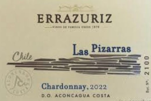 (image for) Errazuriz Las Pizzerias Chardonnay 2022 [JS 98]